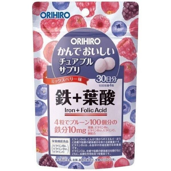 Орихиро железо с витаминами таб. №120 (Orihiro plantdew co. ltd)