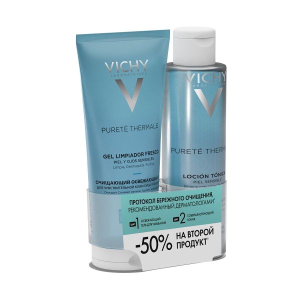 VICHY (Виши) гель очищ. 200мл+тоник 200мл (Vichy laboratoires)