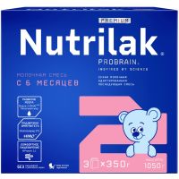 Nutrilak  (нутрилак) молочная смесь премиум 2 1050г 6-12 мес. (ИНФАПРИМ)