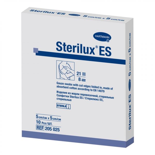 Hartmann (хартманн) салфетка sterilux es №10 5*5см арт. 2321820 (Kingstar medical products co.)