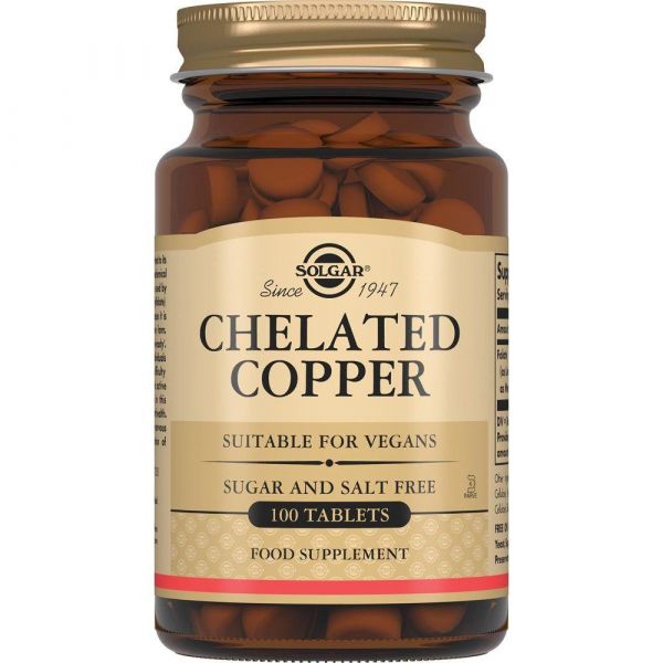 Солгар хелат меди таб. №100 (Solgar vitamin and herb)