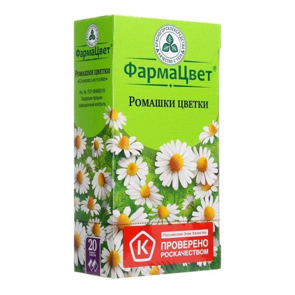 Ромашки цветки 1.5г пор. №20 ф/п. (Красногорсклексредства оао)