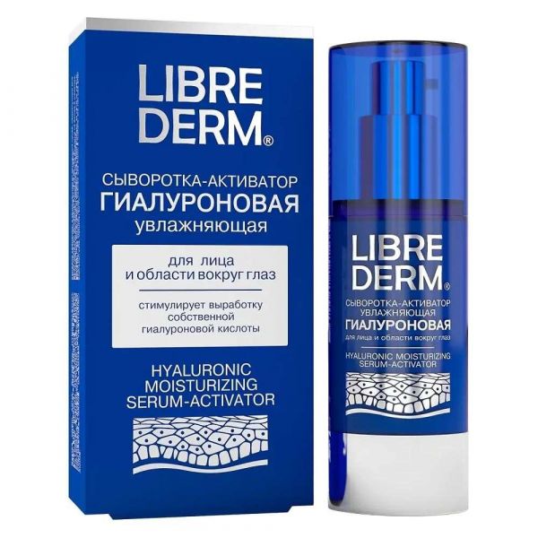 Libriderm (Либридерм) гиалуроновая сыворотка-активатор 30мл увлажняющ. (Биофармлаб ооо)