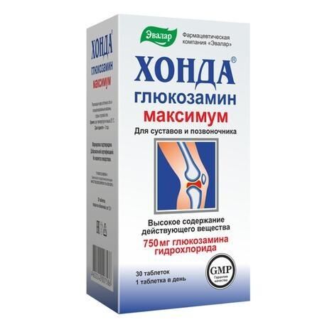 Хонда глюкозамин максимум таб. №30 (Эвалар зао)