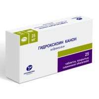 Гидроксизин 25мг таб.п/об.пл. №25 (КАНОНФАРМА)