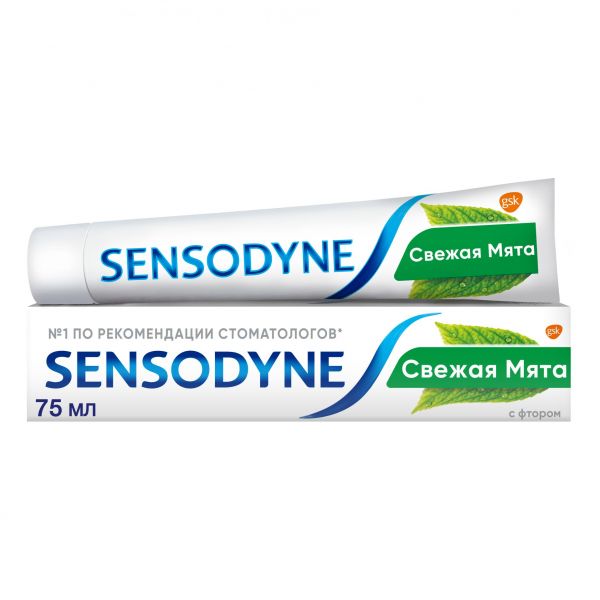 Sensodyne (Сенсодин) зубная паста ф 75г с фтором (Spolpharma s.r.o.)