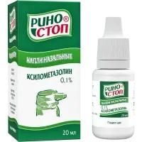 Риностоп 0,1% 20мл капли наз. №1 фл.-кап. (ОТИСИФАРМ)