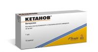 Кетанов 30мг/мл 1мл р-р д/ин.в/м. №10 амп. (САН ФАРМА)