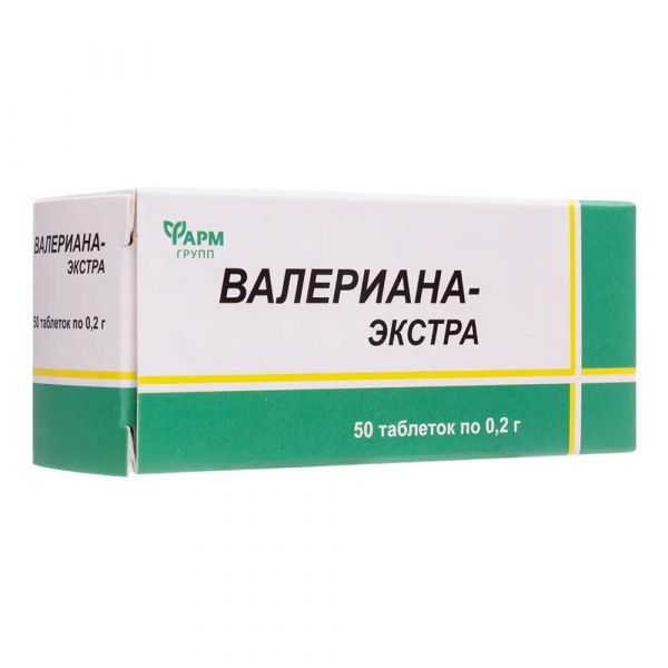 Валериана экстра таб. №50 бад (Фармгрупп ооо)