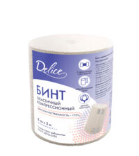 Delice (Делис) бинт эластичный вр 8см*3м с застежкой (ИНТЕРТЕКСТИЛЬ ООО)