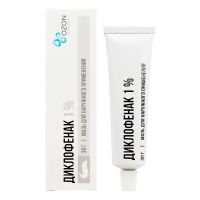 Диклофенак 1% 30г мазь д/пр.наружн. №1 туба (ОЗОН)