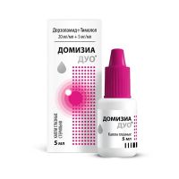 Домизиа дуо 20мг/мл+5мг/мл 5мл капли глазн. №1 фл.-кап. (ФАРМСТАНДАРТ)