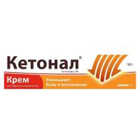 Кетонал 5% 50г крем д/пр.наружн. №1 туба (САНДОЗ)