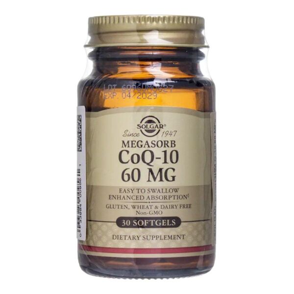 Solgar (Солгар) коэнзим q10 60мг капс. №30 (Solgar vitamin and herb)