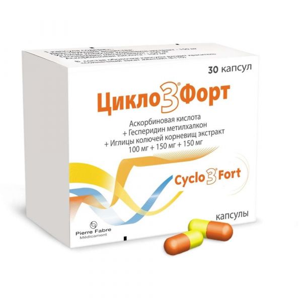 Цикло 3 форт капс. №30 (Pierre fabre medicament production)