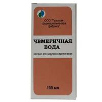 Чемеричная вода 100мл р-р д/пр.наружн. №1 фл. (ТУЛЬСКАЯ ФФ)