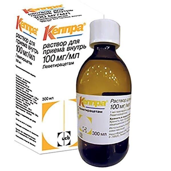Кеппра 100мг/мл 300мл р-р д/пр.внутр. №1 фл.шприц доз. (Nextpharma s.a.s._1)