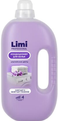 Лими prof кондиционер для белья 1л альпийские цветы (ФАБРИК КОСМЕТИК ООО)