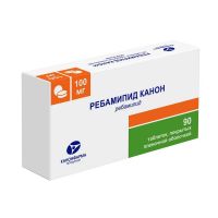 Ребамипид 100мг таб.п/об.пл. №90 (КАНОНФАРМА)