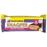 Снэк фабрик батончик вафельный 45г бельг.шок. и фундучн.крем (БОМББАР)