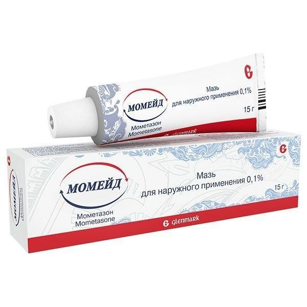 Момейд (момат) 0,1% 15г мазь д/пр.наружн. №1 туба (Glenmark pharmaceuticals ltd_3)