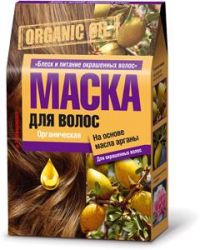 Organic oil (Органик ойл) маска для волос 3*30мл блеск и питание окрашенных волос 3901 (ФИТОКОСМЕТИК ООО)