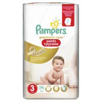 Pampers (Памперс) трусики premium care 3 № 56 миди 6-11кг (ПРОКТЕР ЭНД ГЕМБЛ)