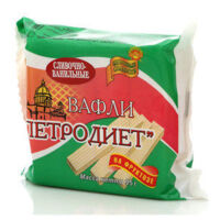 Вафли петродиет 95г сливочно-ванильн. на фрукт. (ВИННАЯ КАРТА)