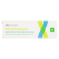 Метилурацил 10% 25г мазь №1 уп. (УСОЛЬЕ-СИБИРСКИЙ ХФК)