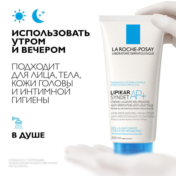 La Roche-Posay (Ля рош-позе) липикар синдет ар+ 200мл 7308 (La roche-posay laboratoire pharmaceutic)