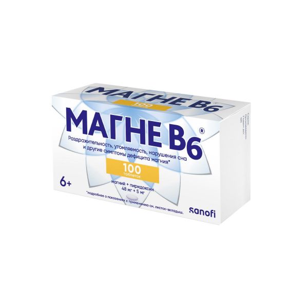 Магне b6 таб.п/об. №100 (Opella healthcare hungary ltd_2)
