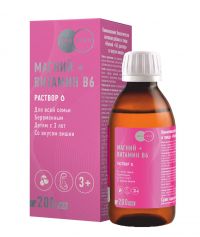 Эколеко магний b6 200мл р-р д/пр.внутр. №1 фл.  с 3 лет вкус вишня (МИРРОЛЛА ООО)