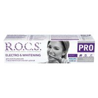 R.O.C.S. (Рокс) зубная паста pro 135 electro_whitening mild mint (РОКС)