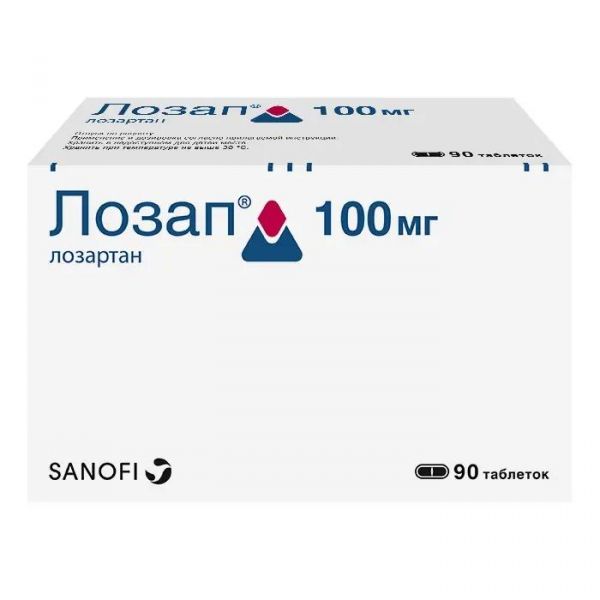 Лозап 100мг таб.п/об.пл. №90 (Saneca pharmaceuticals a.s._3)