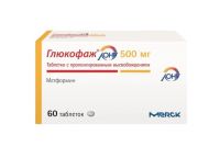 Глюкофаж лонг 500мг таб.пролонг. №60 (МЕРК)