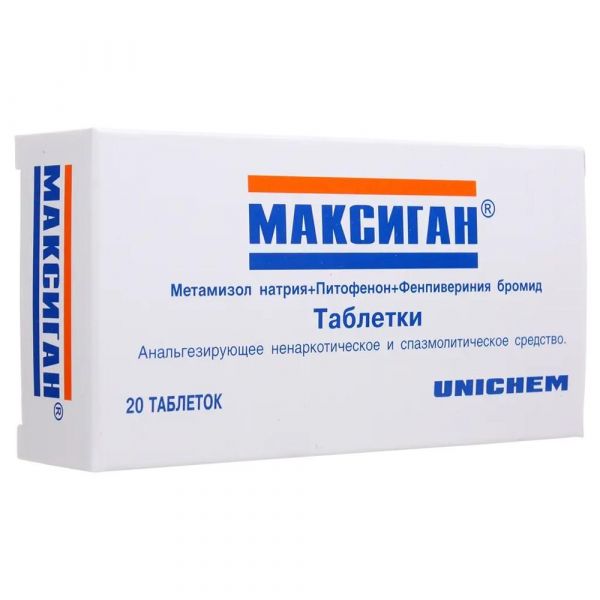 Максиган таб. №20 (Unichem laboratories ltd.)
