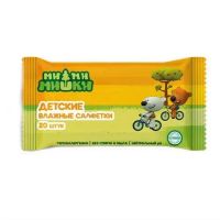 Ми-ми-мишки салфетки влажные детские №20 (МИРРОЛЛА)