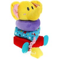 Lubby (Лабби) игрушка пирамидка мягкая слоник 81018в (ЙЕЛОУКЭЙР ЛТД)