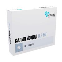 Калия йодид 200мкг таб. №50 (АТОЛЛ)