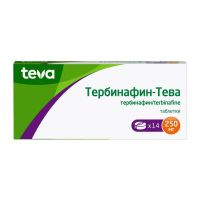 Тербинафин-тева 250мг таб. №14 (ТЕВА)