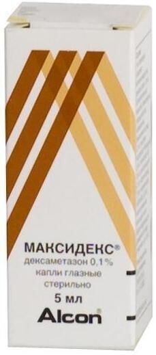 Максидекс 0.1% 5мл капли глазн. №1 фл.-кап. (Novartis manufacturing nv)