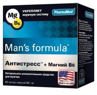 Man's formula (Менс формула) антистресс+магний в6 капс. №60 (ФАРМА-МЕД ИНК)