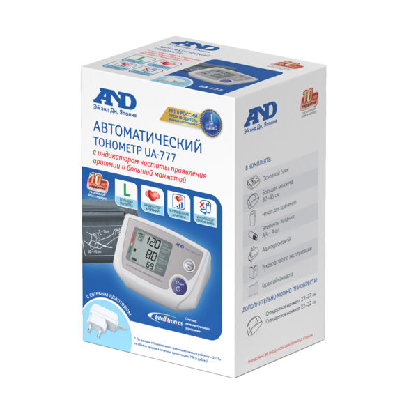 Тонометр and ua-777l автомат +адаптер б.манжета (A&d electronics (shenzhen) co.ltd)