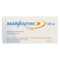 Майфортик 180мг таб.п/об.киш/раств. №100 (НОВАРТИС)
