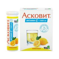 Асковит (витамин с 1000мг) 1г таб.шип. №10 лимон (БАУШ ХЕЛС)