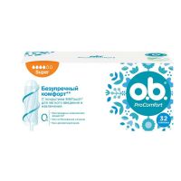 o.b. (О.б.) тампоны procomfort №32 супер (ДЖЕЙТНЛ)