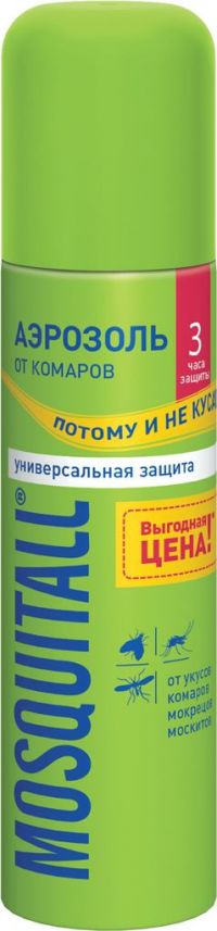 Mosquitall (Москитол) спрей активная защита от комаров 100мл (АРНЕСТ)