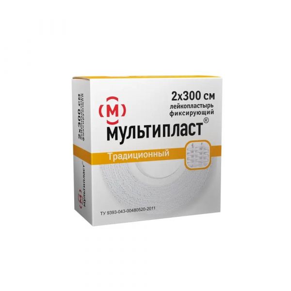 Лейкопластырь мультипласт №1 шт.  2*300см (Валента фармацевтика ао_1)