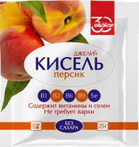 Кисель джели на фруктозе 25г персик (БИОКОР ООО)
