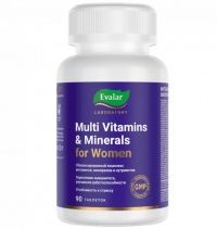 Эвалар лаб мультивитамины и минералы для женщин таб. №90 (ЭВАЛАР)